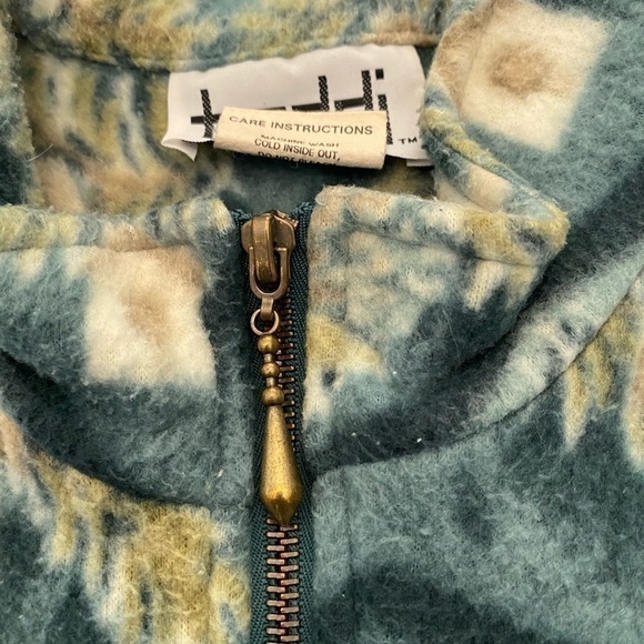 TEDDI Vintage 80’s Women’s Fleece Zip Up Jacket, Medium - Picture 4 of 6